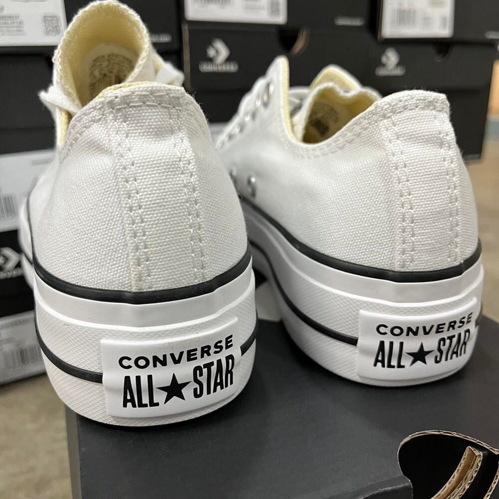 Converse Women's White Trainers - Picture 5 of 6